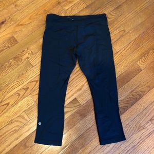 lululemon black Pace Rival Crops